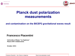 Planck dust polarization measurements