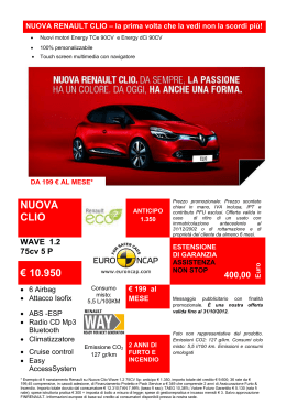 NUOVA CLIO € 10.950