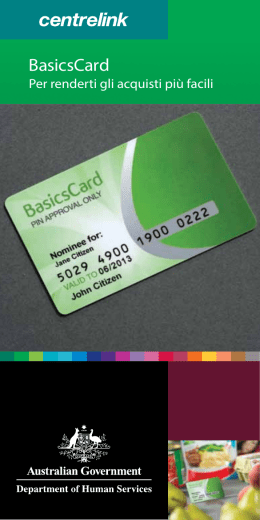 BasicsCard - Department of Human Services