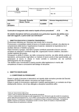 Scienze integrate Chimica - Romualdi Florian
