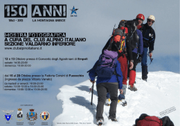 Foto a pagina intera - Club Alpino Italiano