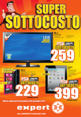 sconto 120&euro; sconto 70&euro; sconto 40&euro;