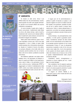UL BR&Uuml;DAT - Inverno 2011 - Comune di Bulgarograsso
