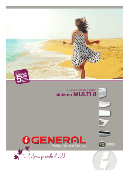 Catalogo Multi split 8 2015