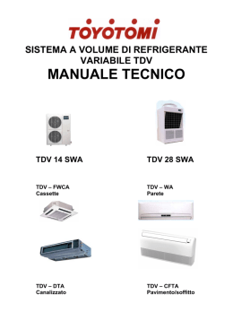 Manuale Tecnico Installazione breve TDV rev per R410A NEW