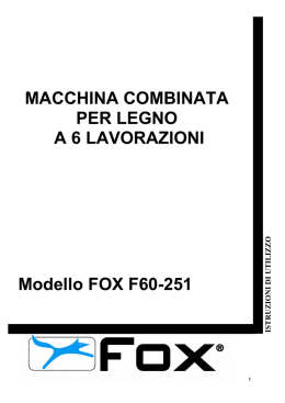 macchina combinata per legno a 6 lavorazioni