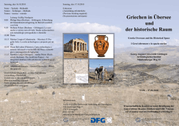 Das Programm als PDF ist hier erh&auml;ltlich - Georg-August