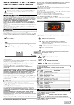 Manuale regolazione controllo display
