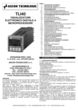 tli40 visualizzatore elettronico digitale a microprocessore