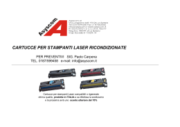 CARTUCCE PER STAMPANTI LASER RICONDIZIONATE