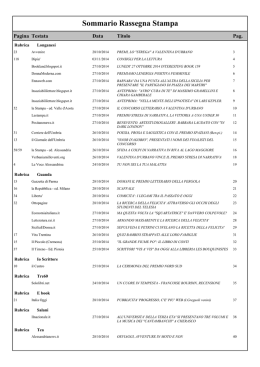 Selezione 28 ottobre 2014