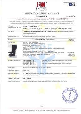 Page 1 Organismo Notificato 0498 RI COTEST &ntilde;rst in quality