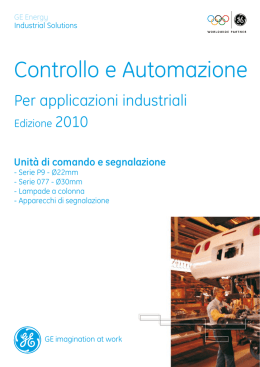 Unit&agrave; di comando e segnalazione