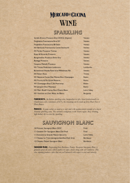 Sparkling Sauvignon blanc