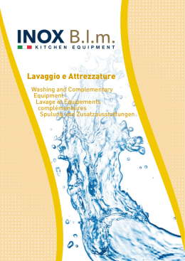 LAVAGGIO E ATTREZZATURE new