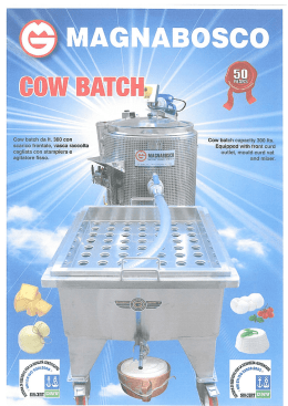 Page 1 ty 300 Its. and mixer. ed with front curd hicapac outlet, mould