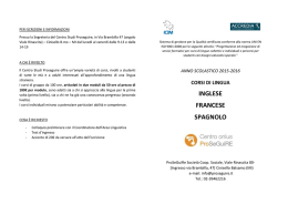 INGLESE FRANCESE SPAGNOLO - ProSeGuiRE &egrave; . . .