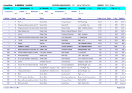 Classifica: JUMPING 1 LARGE