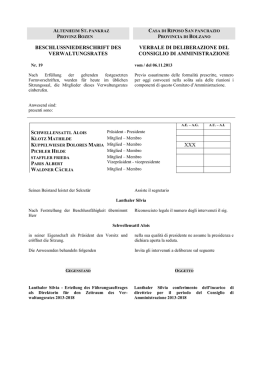 STIFTUNG ALTENHEIM - Altenheim St. Pankraz &Ouml;BFB