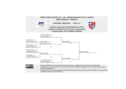 scarica il tabellone finale