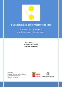 Sustainable chemistry for life