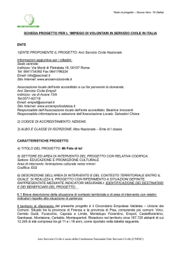 Scarica il testo in formato pdf - Stiamo cambiando il mondo