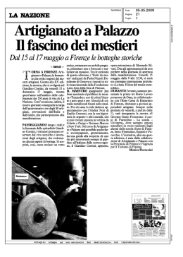 La Nazione (5 Maggio 2009)