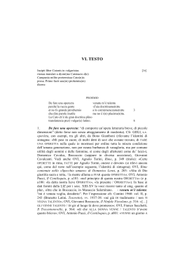 VI. TESTO