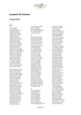 Laudario di Cortona Sung texts
