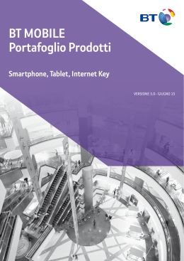 BT MOBILE Portafoglio Prodotti