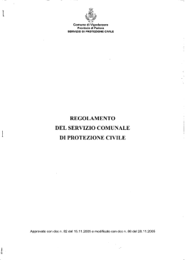 REGOLAMENTO - Comune di Vigodarzere