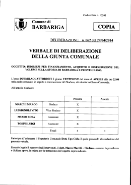 COPIA - Comune di Barbariga