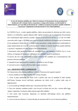 1) Bando addetto SGQAS 16.03.2015