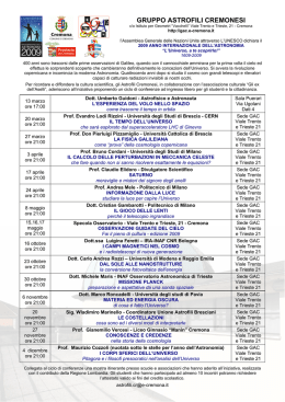versione stampabile - Gruppo Astrofili Cremonesi