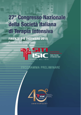 Scarica il programma del Congresso - Siti-Isic