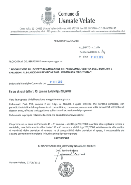 pareri  - Comune di Usmate Velate