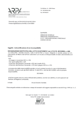 Tel.: 039/3946301/308 LOMBARDIA Fax: 039/3946319