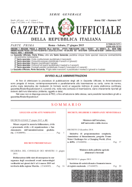 GAZZETTA UFFICIALE - Collegio Geometri di Ferrara