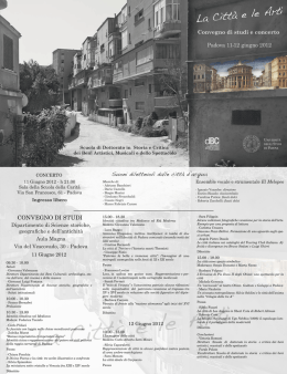 La-citt&agrave;-e-le-arti.. - Dipartimento dei Beni Culturali