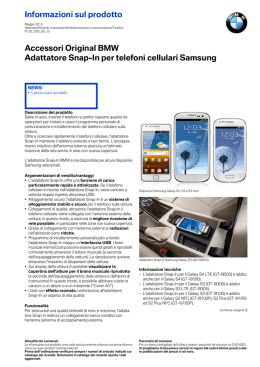 Informazioni sul prodotto Accessori Original BMW