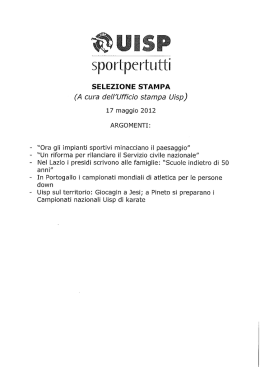 Scarica il pdf - Uisp intranet