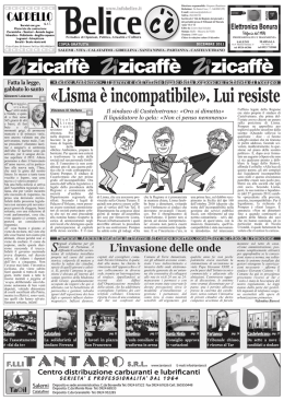 &laquo;Lisma &egrave; incompatibile&raquo;. Lui resiste