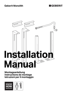 Montageanleitung Instructions de montage Istruzioni