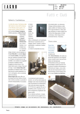 Geberit e l`architettura