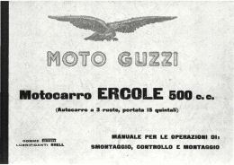 Smontaggio del motore. cambio