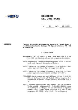 Decreto del Direttore n_204_del_29_11_2011