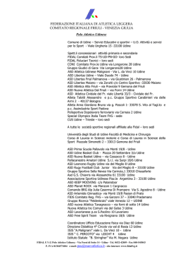 lettera a tutti gli utenti PAU - FIDAL