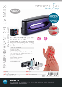 SEMIPERMANENT GEL UV NAILS