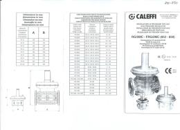 Page 1 Dimensioni in mm Dimensions in mm Dimension en mm