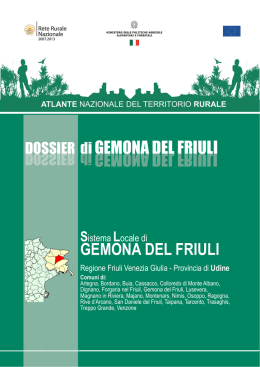 Gemona del Friuli - Rete Rurale Nazionale
